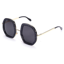 Load image into Gallery viewer, Oversized Diamond Shiny Crystal Sunglasses