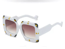 Load image into Gallery viewer, Rhinestone Square Sunglasses