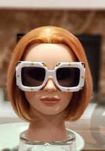 Load image into Gallery viewer, Rhinestone Square Sunglasses