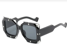 Load image into Gallery viewer, Rhinestone Square Sunglasses