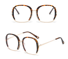 Load image into Gallery viewer, Vintage Half Frame Square Glasses