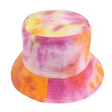 Load image into Gallery viewer, Reversible Tie Dye Bucket Hats